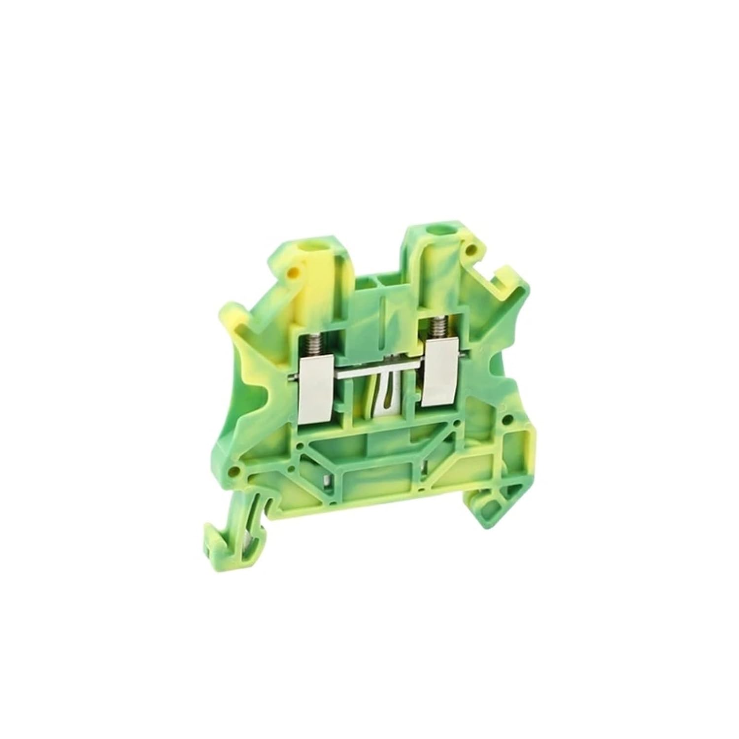 1pcs UT 2.5-PE Hexagon Socket Screw Terminal Block Din Rail Installation Copper Wire Connector Self-Locking 2.5mm² 26-12AWG UT2.5-PE(D-UT2.5-10)