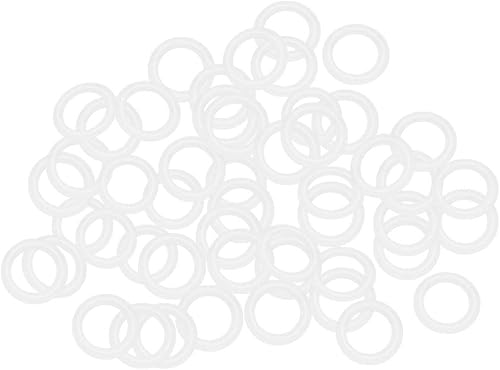 uxcell Juntas tóricas de silicona, 0.551 in de diámetro exterior 0.362 in de diámetro interior 0.094 in de ancho VMQ Junta de sello para válvulas de