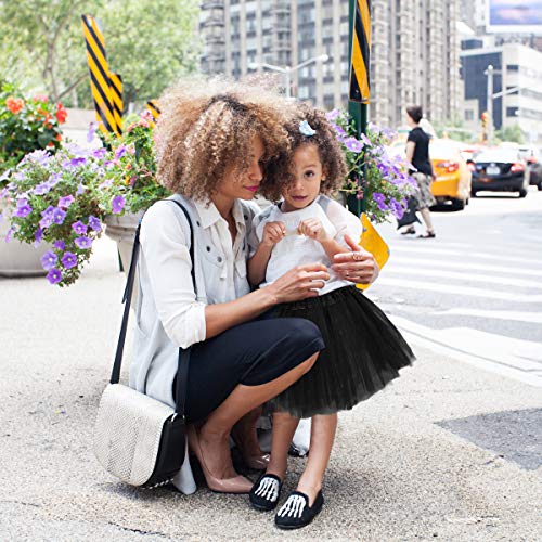 Girl Tutu Skirt, 3 Layers Tulle Tutus For Little Girls, Fluffy Ballet Dress Up For Toddler Kids Children(2T - 8T) Black #TOP5
