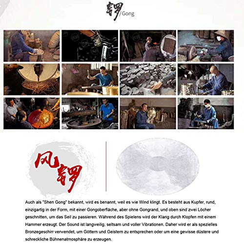 Originele Feng Gong/Wind Gong klankschalen geweldig geluid Yoga healing symfonie orkesten klinken erg goed, inclusief… - Image 8