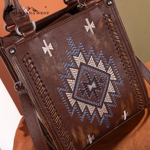 Image of Montana West Western Women's Crossbody Handbag Ladies Crossbody Bags for Women Designer Top Handle Handbags