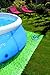 Gre MPF509GR - Protector de Suelo para Piscina, 9 piezas, Imitación Hierba,...