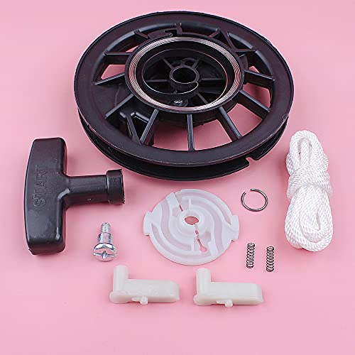 Trinquete de cuerda de polea de arranque compatible con motor de cortacésped GX160 3