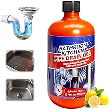 Pipeline Dredging Agent,Pipe Dredge Drain Cleaner,Sink Drains Hair Clog Remover Cleaner,Toilet Unclogger Heavy Duty,Bathroom Shower Pipeline Dredging Agent,Unclog Clogged Drain500ml