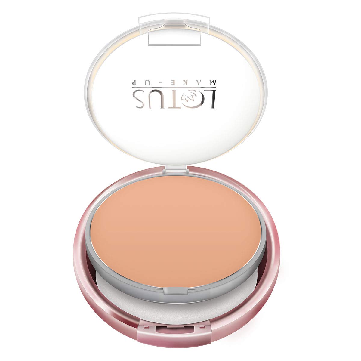 Lotus Makeup Ecostay InstaBlend 5 In 1 Cream Compact, SPF 20, Preservative Free, Nude Beige, 10 g