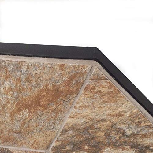 Dreffco 54\" x 54\" Sedona Woodstove or Pellet Stove Protective Corner Hearth Pad - Thumbnail 3