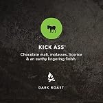 Kicking Horse Coffee - Kick Ass Blend, Whole Bean 100% Arabica Coffee | Dark Roast | All Organic & Fairtrade | 850 g, Pack of 6