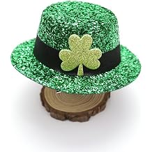 Mini Leprechaun Hats Party Hat with Buckle Green Top Hat St. Patricks Day Hat DIY Decoration