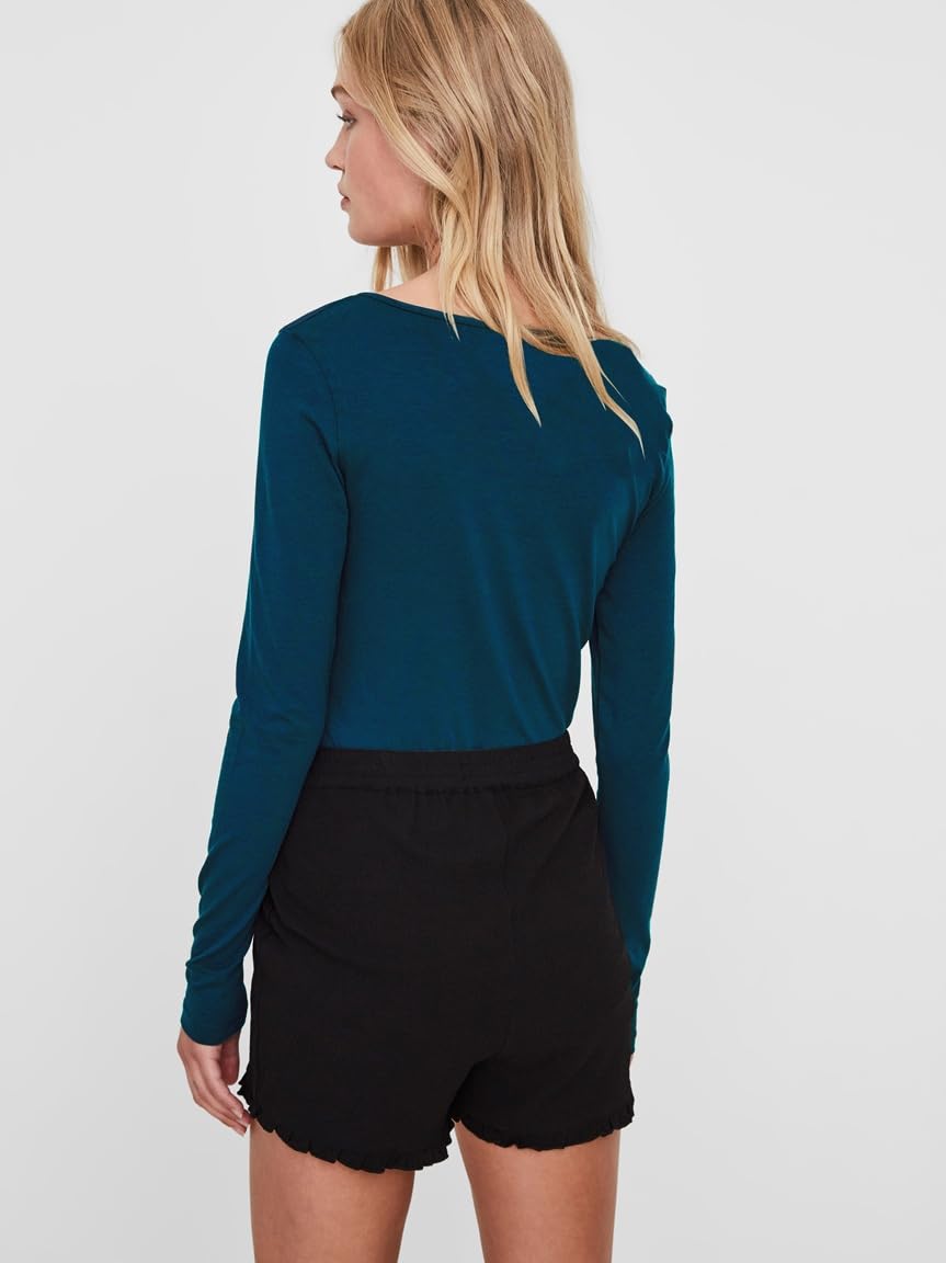 Vero Moda Vmmaxi My LS Soft Uneck Ga Noos Maglia a Maniche Lunghe Donna