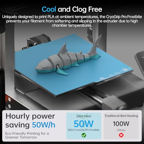 Image of BIQU CryoGrip Pro Frostbite Build Plate for Any-Cubic Kobra 3 3D Printer