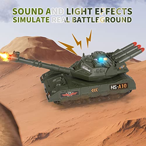 Covtoy Military Toy Tank Set For Kids, Military Transport Tank And 6Pcs Army Vehicles, Tank & Vehicle Playset With 3 Sound And Launcher, Birthday Gift For Boys 3-5 Years Old #TOP5