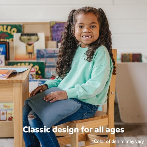 Fun and Function - Denim Weighted Lap Pad for Kids - Weighted Lap Blanket for Kids 40 Pounds and Up - Calm Down Corner Supplies - 4lb - Image 3