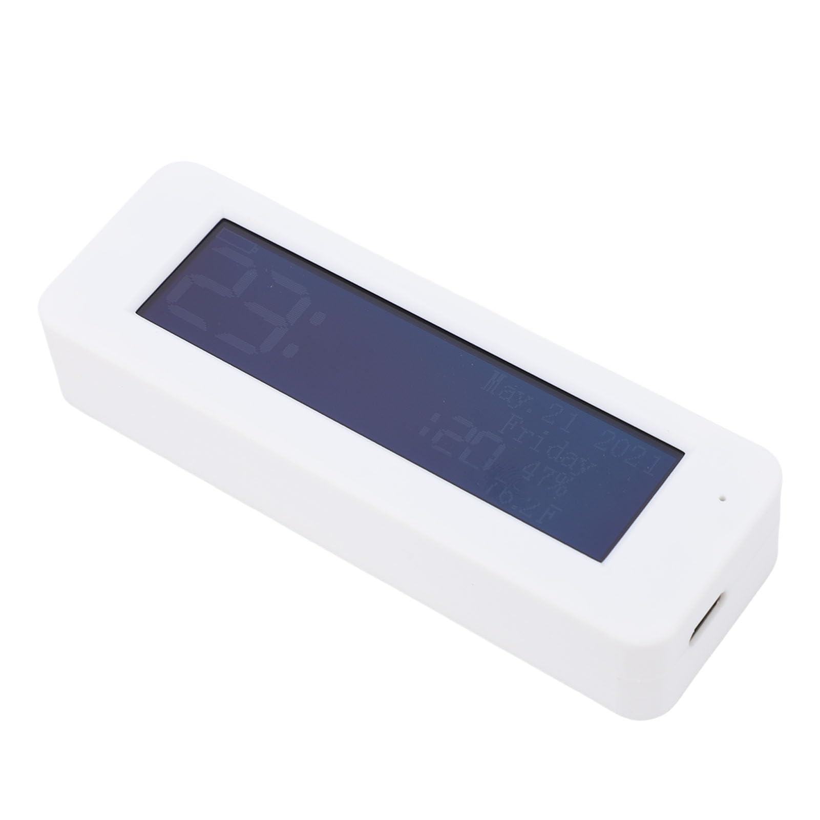 Analizador de Espectro Musical, Pantalla de Espectro de Sonido de Rango Completo de 20 Hz-20 KHz con Pantalla LED de 8 Efectos, Visualizador de para Automóvil para Monitoreo de Tiempo,