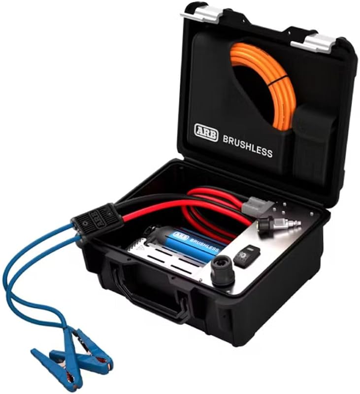 CKBLP12 Brushless Air Compressor Premium Portable Motor boasts 1.5X in output. Ideal for faster tire inflating time and 4x4 off road adventures - 2025 Launched.