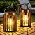 Ahaorigin Solar Lanterns Outdoor Waterproof, Brighter Up to 12 Hrs Outdoor Hanging Solar Lights, Outside Hanging Lanterns for Garden Porch Patio Yard Decor, Gifts for Women Mom Father 2 Pack