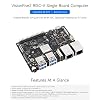 Waveshare VisionFive2 RISC-V Single Board Computer, StarFive JH7110 Processor with Integrated 3D GPU, 4GB Memory, Without WiFi Module, 1.3B New Version