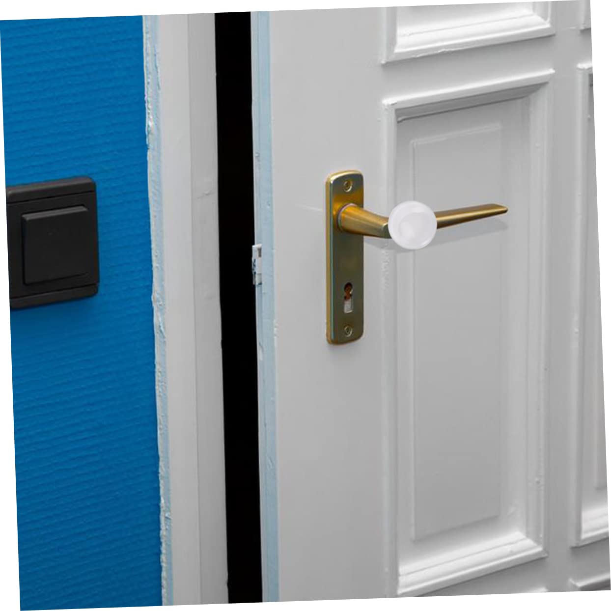 Topes Para Pomos De Puerta - 10 Unidades Transparentes, De PVC, Evitan Golpes En La Pared, Para Tiradores De 17 A 20 Mm