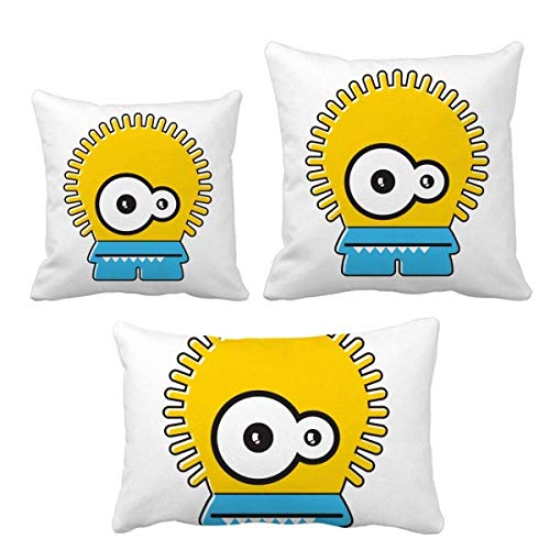 Coussin Alien jaune idéal pour égayer le canapé d'une chambre d'ado - 2