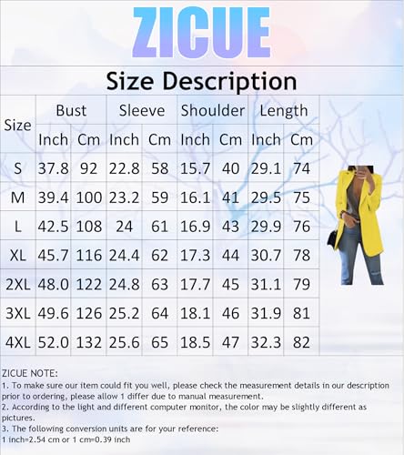 Women Lapel Collar Long Sleeve Blazer Formal Solid Color Long Suit Open Front Waist Jacket3