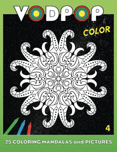 Vodpop Color 4: 25 coloring mandalas and pictures