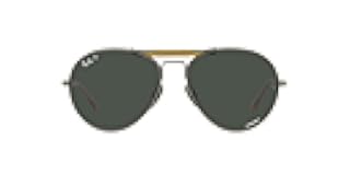 Unisex Rb8063 Titanium Aviator Sunglasses