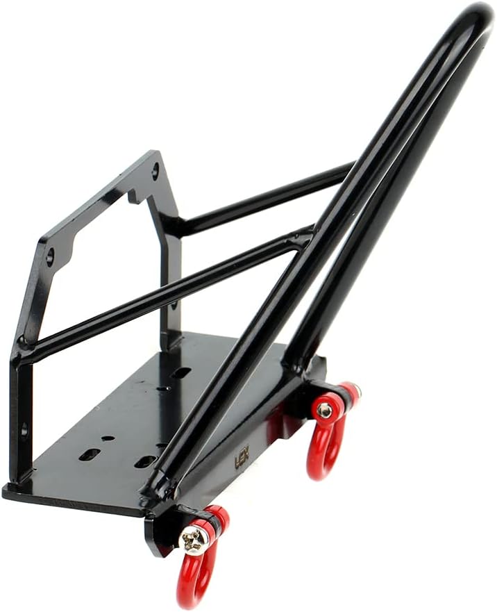 LCX Racing 1/10th RC Crawler Car Metal Front Bumper for RC Car Axial Wraith 90018 90020 90031, Upgrades Parts Accessories