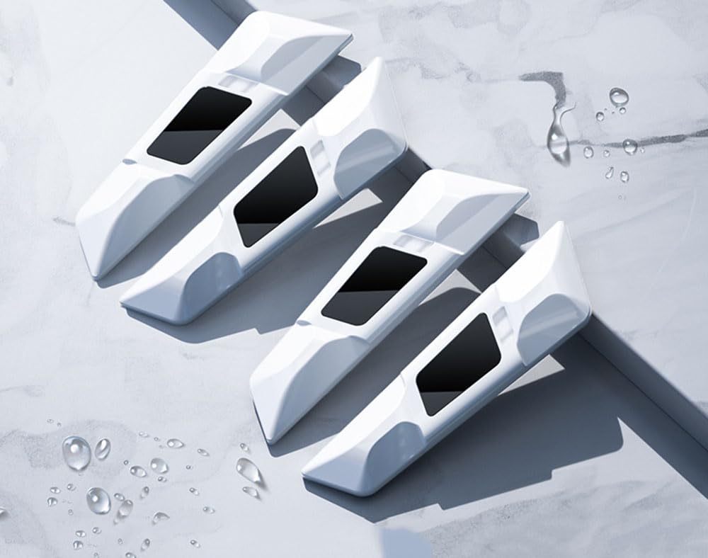 YHZCFWSF 4PCS Car Door Edge Guards Anti Static Strip for Volvo XC40 (2018–2026) Anti Collision Door Protector Scratch Resistant Door Bumper Guard Auto parts, white style