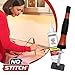 No Stitch Handheld Heat Iron Repair Kit for Fabric - Electric Pressing Wand & Fabric Adhesive Powder Set for Easy Clothing Fixes | Machine Washable | Hemming, Seams, Tears - As Seen On TV