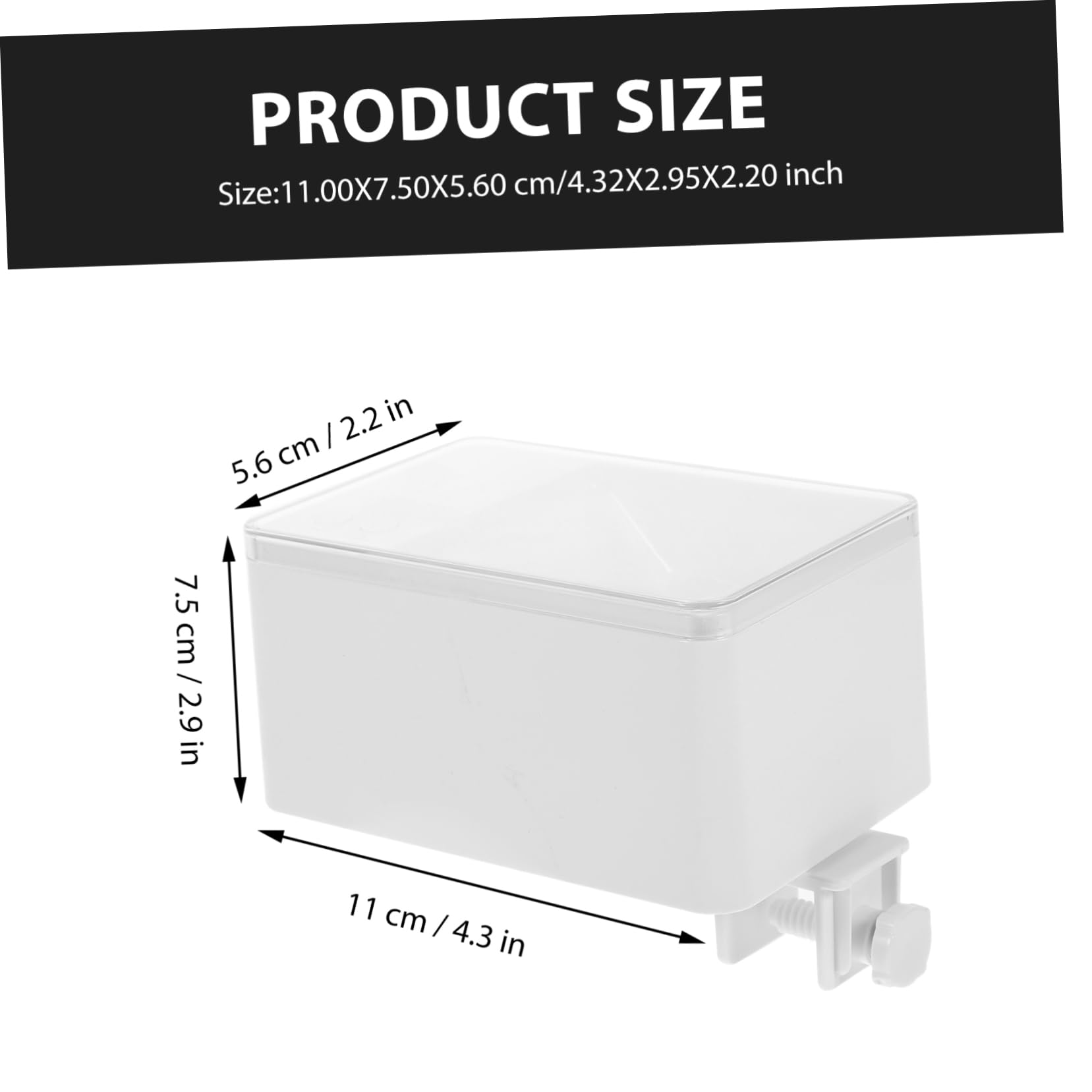 Totority 1 Set Fish Feeder for Fish Tanks Automatic Aquarium Feeder with Capacity Durable Material Easy Installation for Granules Flakes Powders