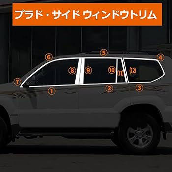 【専用】ランドクルーザープラド150 サイドモール 楽天市場】【トヨタ純正】 サイドモール ☆ランドクルーザー