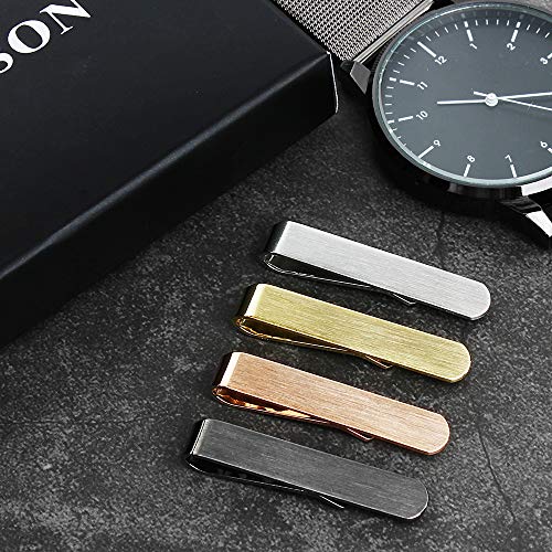 1.5 Inch Tie Clip For Men - Best Gifts For Skinny Tie (200141) #TOP3