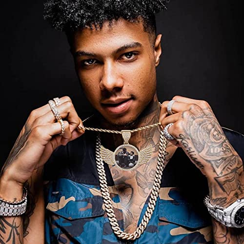 YIMERAIRE Chain Pendant 18K Gold Plated Hip Hop Jewelry Picture Pendant Necklace for Men Angel Wing Necklacewith Pendant Custom Jewelry Valentines Day Gifts4