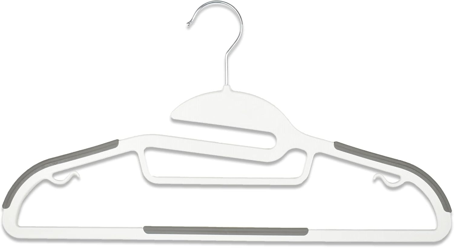 Addis Non Slip Plastic Clothes Hangers 42cm, Pack of 20, Strong durable