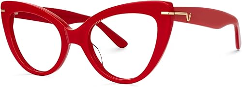 Miniatura 1 de VOOGLAM Cateye - Gafas azules para mujer, antifatiga ocular, ojos secos, computadora, teléfono, TV, gafas Veromca