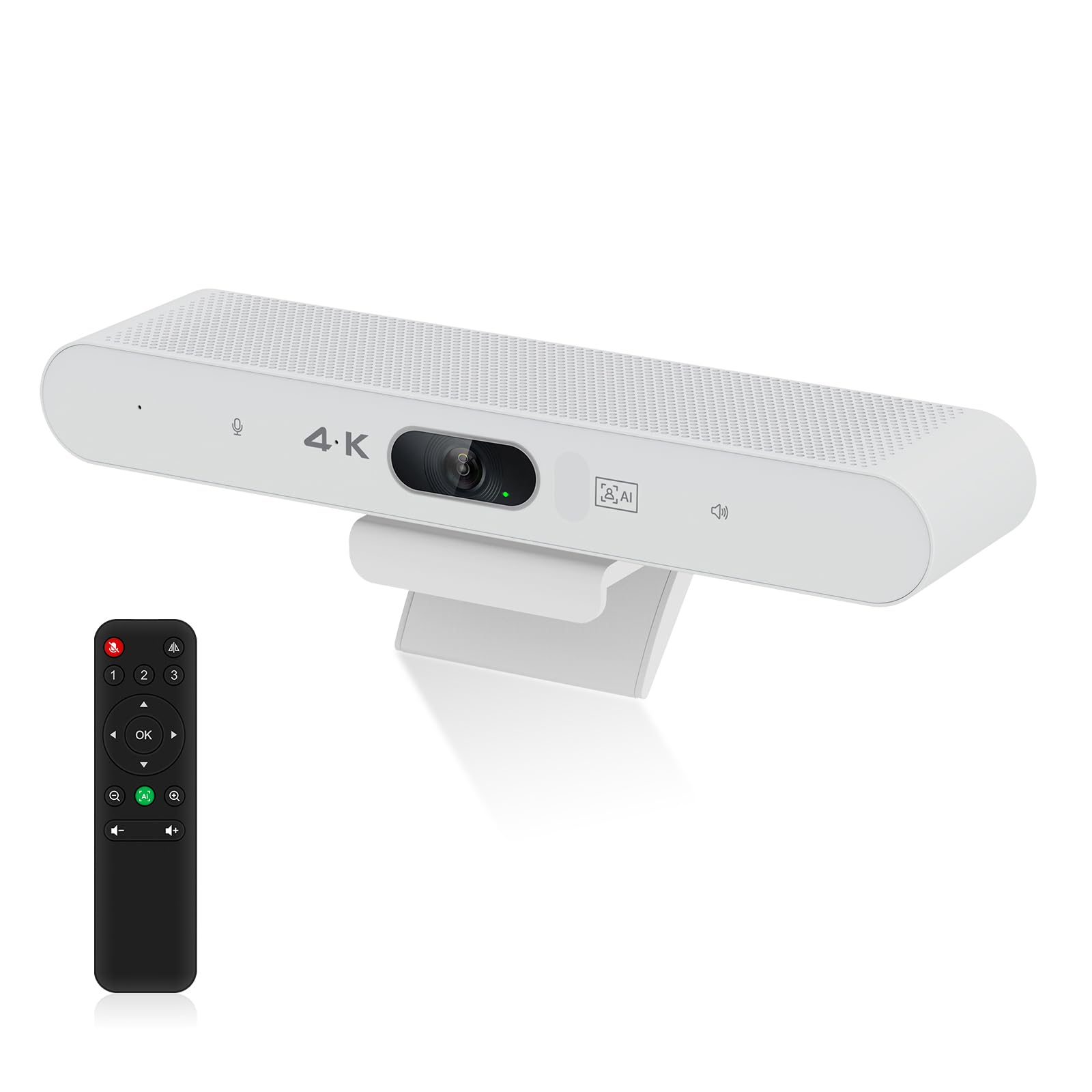 RayBit 4K Video Conference Room Camera System with Remote Control, AI Auto Framing&Focus, Speaking Tracking, Digital Zoom, Webcam with Microphone and Speaker for Windows TV/PC/Laptop/Zoom/Teams/Skype-image-35