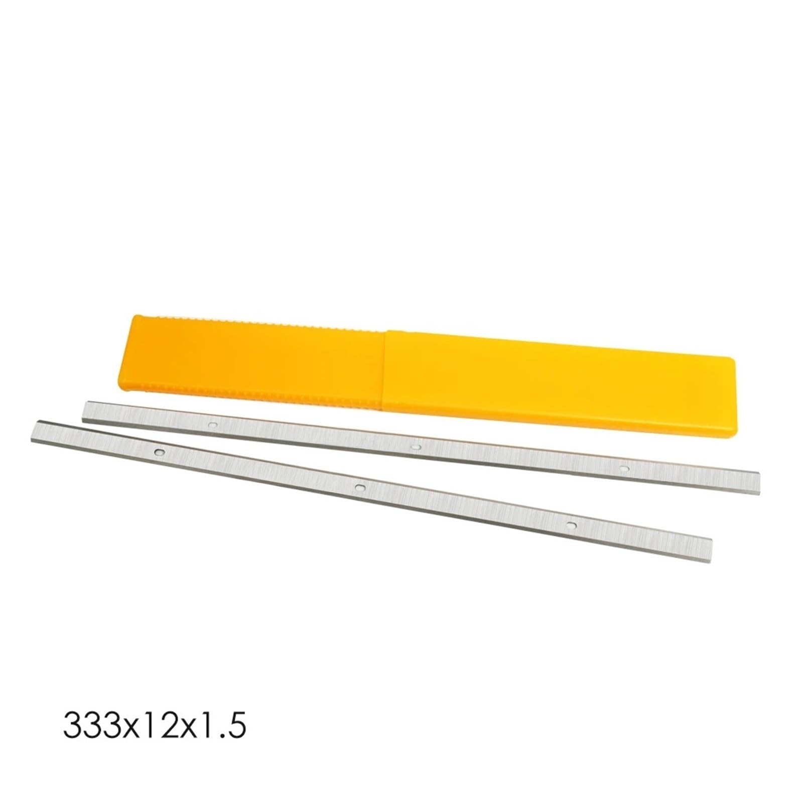 2 cuchillas de cepilladora de 13" de grosor, de doble filo, 333 x 12 x 1,5 mm, compatibles con Delta 22-580 TP300, Metabo DH330 y Ryobi AP1300.