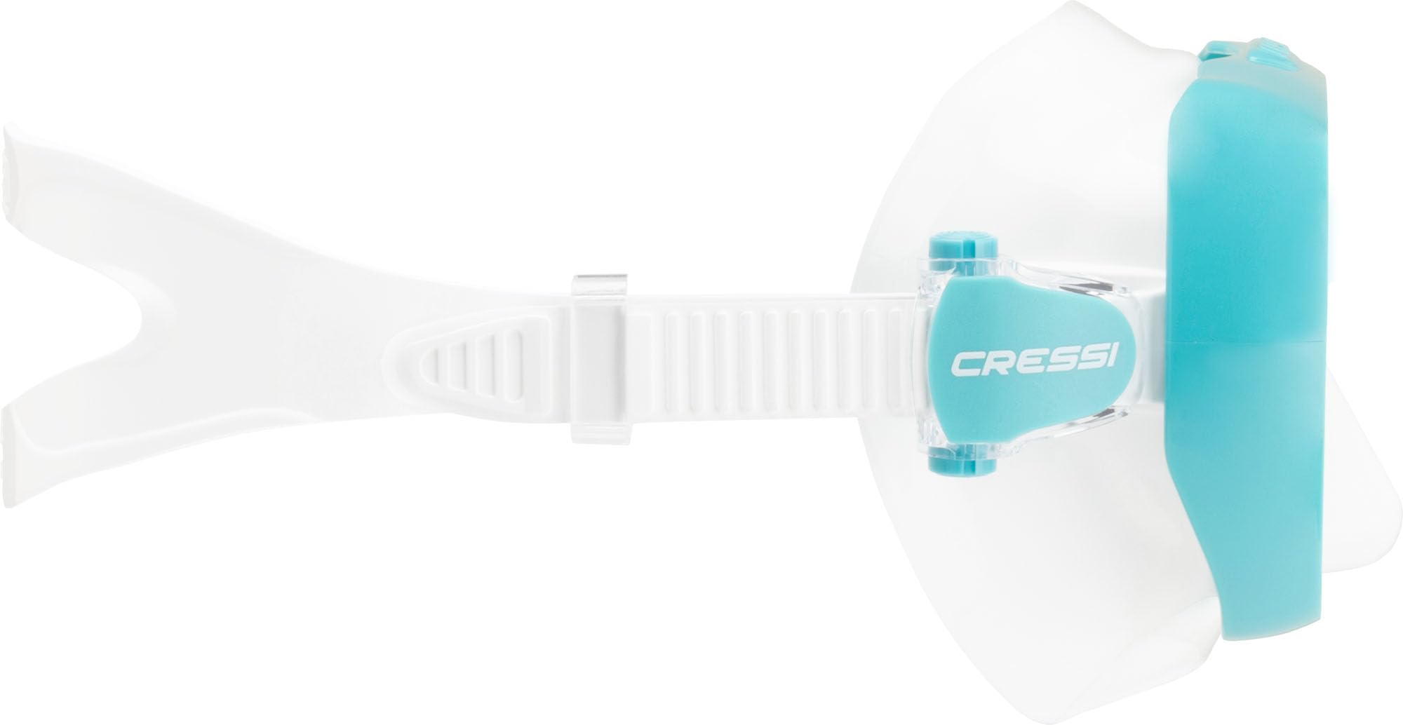 CRESSI Honey - Máscara Compacta Específica para Mujeres, Facial Silicona Suave, Lentes Brillante para Visibilidad Amplia Unisex Adulto