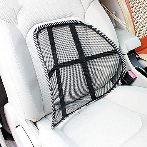 Cool & Breathable Mesh Support - Lumbar Support Cushion Seat Back Muscle Car Home Office Chair Pain Relief Travel by Lumbar Mesh Supporter