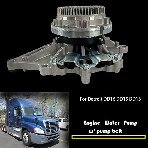 For Detroit Dd16 Dd15 Dd13 Engine Water Pump Ea4712001101 A4712001101 Ea4722001601 4712001101 Replacement For 2008-2022 Freightliner Cascadia, 2016-2022 Western Star 5700Xe #TOP1
