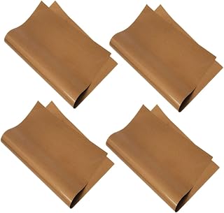 PRETYZOOM 4sheets High-temperature Nonstick Baking Oilcloth Ptfe Oven Pan Liners for Baking Crafts and Ironing Food-grade Easy to Clean