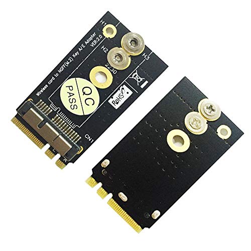 Hobbypower Bcm94360Cs2/Bcm943224Pciebt2 Card To Ngff(M.2) Key A/E Adapter For Mac Os #TOP4