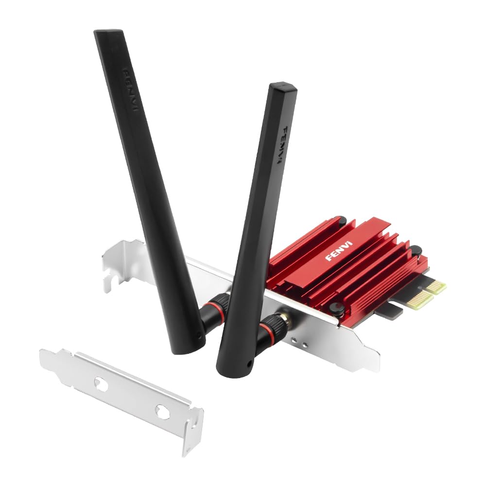 WiFi 7 FV-BE5400 Tri Band PCIe Wireless Network Card, 6GHz/5GHz/2.4GHz, Bluetooth 5.3, for Desktop, Compatible with Intel and AMD Motherboard, Windows 10/11 64bit-image-49