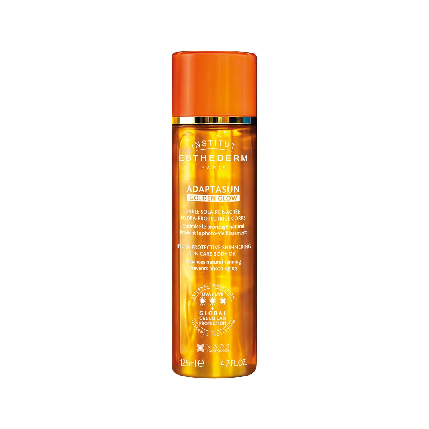 SOLAIRE OIL strong sun golden glow finish 125 ml