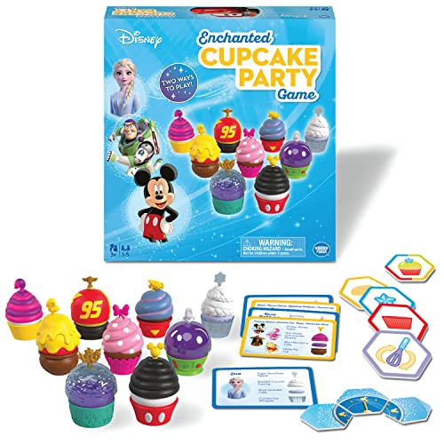Wonder Forge Disney Enchanted Cupcake Party Game - Engaging Matching Game for Kids Ages 3 & Up | Featuring Beloved Disney Characters | Great for Skill Development | Ideal Birthday