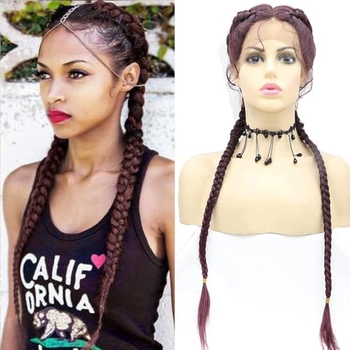 Perruque 99J bordeaux pour changer de look sans abîmer vos cheveux