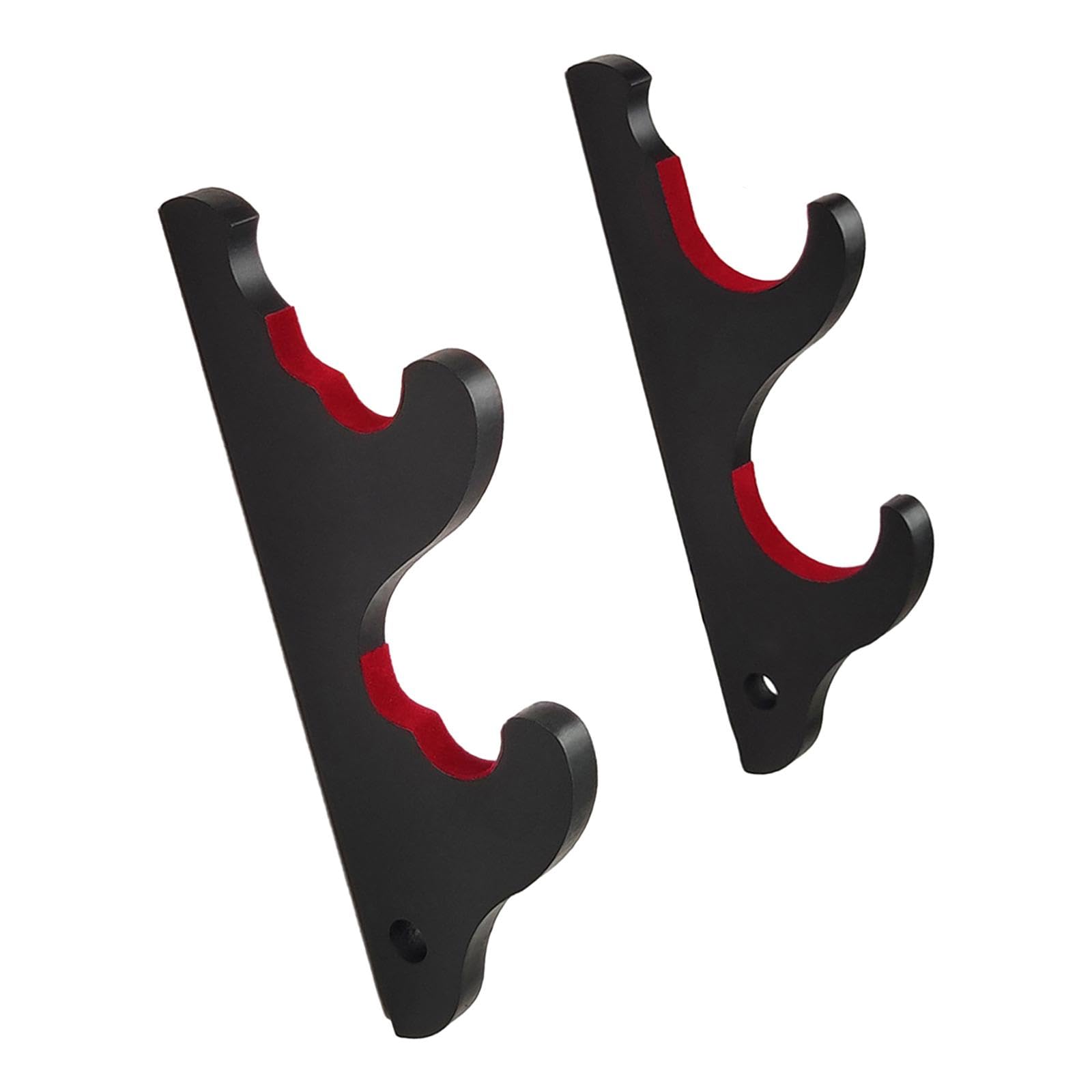 kowaku Baseball Bat Display Holder Soft Liner, Decorative Wall Mount Compact Baseball Bat Rack, Baseball Bat Display Hanger, 2 Tier