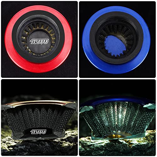 Rutu 44Mm Cnc Upgrade Kit Air Filter Adapter Replacement For 2 Stroke 33Cc 43Cc 47Cc 49Cc Gas Scooters, Chinese Atv Dirt Bike Quad Pocket Bike Engine Bladez Moby Xkit With Choke Lever Red And Silver #TOP5