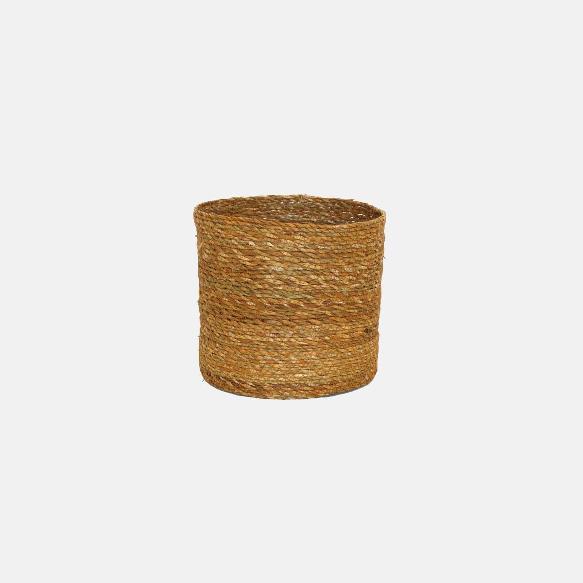 Charlies Natural Seagrass Round Storage Basket (Medium)