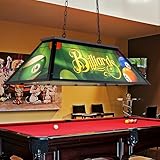 TOCHIC Vintage Pool Table Light 3 Lights Tiffany-Style Pool Table Lights 43.3' Billiard Lights for Over Pool Table Farmhouse Chandelier for Game Room Man Cave Club Dining Table