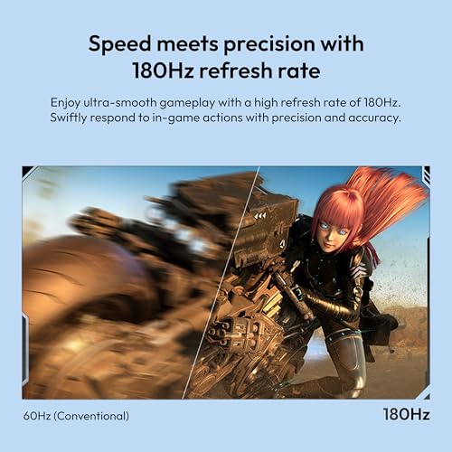 Image of Pixio PX278 Wave Blue 27 inch 180Hz Refresh Rate Quad HD 1440p Resolution Fast IPS Panel 1ms GTG Response Time Built-in Speakers Gaming Monitor with AMD FreeSync
